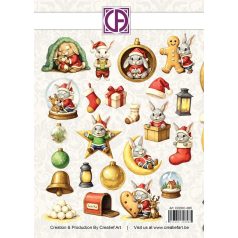   Kivágatok - Snowy Bunnies - Creative CutOuts Die-Cuts (1 csomag)