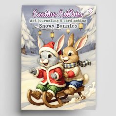   Kivágóív tömb A4 - Snowy Bunnies - Creative CutOuts (10 lap)
