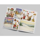 Kivágóív tömb A4 - Snowy Bunnies - Creative CutOuts (10 lap)