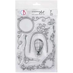   Ciao Bella Celestial Szilikonbélyegző  Frames Clear Stamp Set (1 csomag)