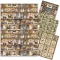 Ciao Bella Cabinet of Curiosities Rizspapír A4  Rice Paper Mixed (4 ív)