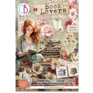  Ciao Bella Book Lovers Kivágóív készlet A4 Ephemera Book (32 ív)