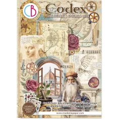   Ciao Bella Codex Kivágóív készlet A4 Ephemera Book (32 ív)