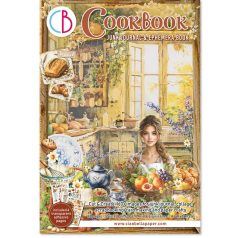   Ciao Bella Cookbook Kivágóív készlet A4 Ephemera Book (32 ív)