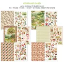 Ciao Bella Woodland Party Kivágóív készlet A4 Ephemera Book (32 ív)