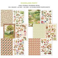   Ciao Bella Woodland Party Kivágóív készlet A4 Ephemera Book (32 ív)