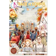   Ciao Bella Back to School Kivágóív készlet A4 Ephemera Book (32 ív)
