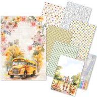   Ciao Bella Back to school Rizspapír A5  Rice Paper Mix (8 ív)
