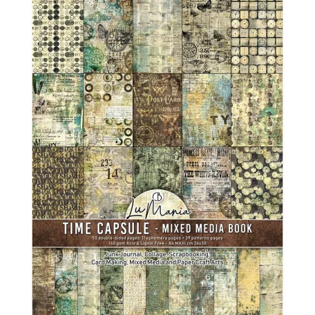 Ciao Bella Time Capsule Papírkészlet A4 Maxi Mixed Media Book (1 csomag)