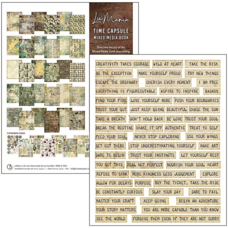 Ciao Bella Time Capsule Papírkészlet A4 Maxi Mixed Media Book (1 csomag)