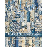   Ciao Bella Urban Blue Denim Papírkészlet A4 Maxi Mixed Media Book (1 csomag)
