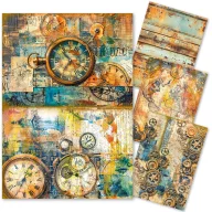   Ciao Bella Past Time Rizspapír A4  Mixed Media rice paper (4 ív)