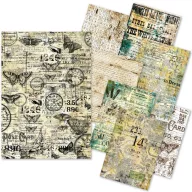   Ciao Bella Time Capsule Papírkészlet A5 Craftmix Paper Pack - Tissue & Vellum Variety (8 ív)