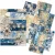Ciao Bella Urban Blue Denim Papírkészlet A5 Craftmix Paper Pack - Tissue & Vellum Variety (8 ív)