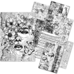   Ciao Bella Meaningful Memories Papírkészlet A5 Craftmix Paper Pack - Tissue & Vellum Variety (8 ív)