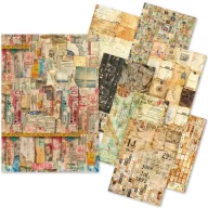   Ciao Bella Journey Ahead Papírkészlet A5 Craftmix Paper Pack - Tissue & Vellum Variety (8 ív)