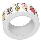 Lawn Fawn Summer Friends Dekorációs ragasztószalag LF3754 Washi Tape (1 db)