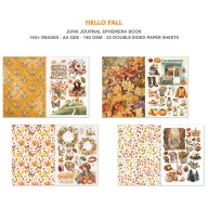   Ciao Bella Hello Fall Kivágóív készlet A4 Junk Journal Ephemera Book (32 ív)