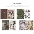 Ciao Bella Dark Academia Kivágóív készlet A4 Junk Journal Ephemera Book (32 ív)