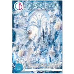   Ciao Bella Frozen Land Kivágóív készlet A4 Junk Journal Ephemera Book (32 ív)