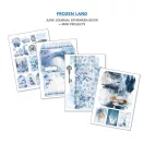 Ciao Bella Frozen Land Kivágóív készlet A4 Junk Journal Ephemera Book (32 ív)