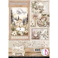   Ciao Bella Winter Season Papírkészlet A4 Creative Pad (9 ív)