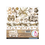   Ciao Bella Winter Season Kivágóív készlet 6" (15 cm) Fussy Cut Pad (24 ív)