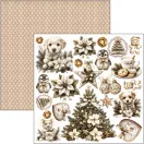 Ciao Bella Winter Season Kivágóív készlet 6" (15 cm) Fussy Cut Pad (24 ív)