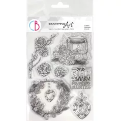   Ciao Bella Winter Season Warm Heart Szilikonbélyegző  It's all Good Clear Stamp Set (1 csomag)