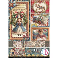   Ciao Bella Toy Shop Scrapbook papírkészlet 12" (30 cm) Patterns Pad (8 ív)
