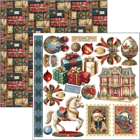 Ciao Bella Toy Shop Kivágóív készlet 6" (15 cm) Fussy Cut Pad (24 ív)