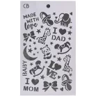 Ciao Bella Toy Shop Stencil 5"x8" (13x20cm)  Stencil Mix (3 db)