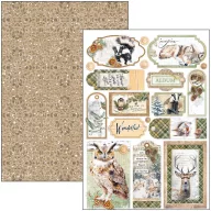  Ciao Bella Forest Tales  Papírkészlet A4 Creative Pad (9 ív)