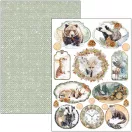 Ciao Bella Forest Tales  Papírkészlet A4 Creative Pad (9 ív)