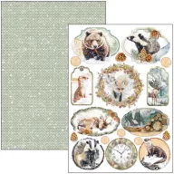   Ciao Bella Forest Tales  Papírkészlet A4 Creative Pad (9 ív)