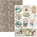Ciao Bella Forest Tales  Papírkészlet A4 Creative Pad (9 ív)