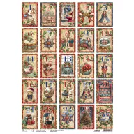   Ciao Bella Toy Shop Rizspapír A3 Advent Calendar Rice Paper (3 ív)