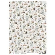   Ciao Bella Forest Tales Rizspapír A3 Snowy Whispers Rice Paper (3 ív)