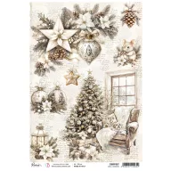   Ciao Bella Winter Season Rizspapír A4 Small Wonders Rice Paper (1 ív)