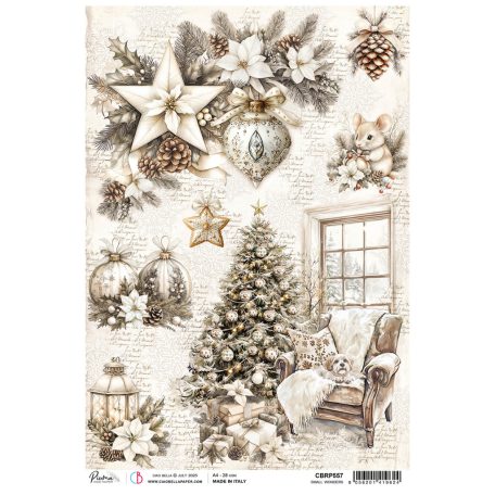 Ciao Bella Winter Season Rizspapír A4 Small Wonders Rice Paper (1 ív)