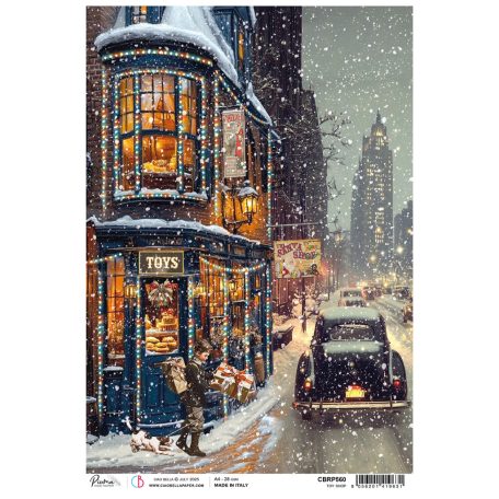 Ciao Bella Toy Shop Rizspapír A4 Toy Shop Rice Paper (1 ív)