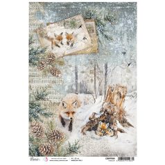   Ciao Bella Forest Tales Rizspapír A4 Foxglow Rice Paper (1 ív)
