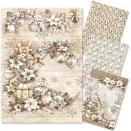   Ciao Bella Winter Season Rizspapír A4  Rice Paper Mixed (4 ív)