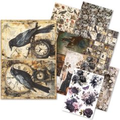   Ciao Bella Dark Academia Rizspapír A5  Rice Paper Mixed (8 ív)