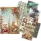 Ciao Bella Hot Cocoa & Holly Rizspapír A5  Rice Paper Mixed (8 ív)