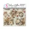 Ciao Bella Winter Season 3 delux és 3 vellum papír 6" (15 cm) Deluxe & Vellum Dual Pack (6 ív)