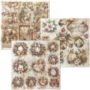 Ciao Bella Winter Season 3 delux és 3 vellum papír 6" (15 cm) Deluxe & Vellum Dual Pack (6 ív)