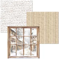   Ciao Bella Winter Season 3 delux és 3 vellum papír 6" (15 cm) Deluxe & Vellum Dual Pack (6 ív)