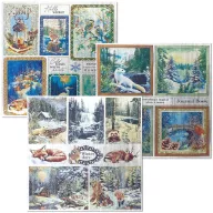   Ciao Bella Forest Tales 3 delux és 3 vellum papír 6" (15 cm) Deluxe & Vellum Dual Pack (6 ív)