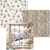   Ciao Bella Forest Tales 3 delux és 3 vellum papír 6" (15 cm) Deluxe & Vellum Dual Pack (6 ív)